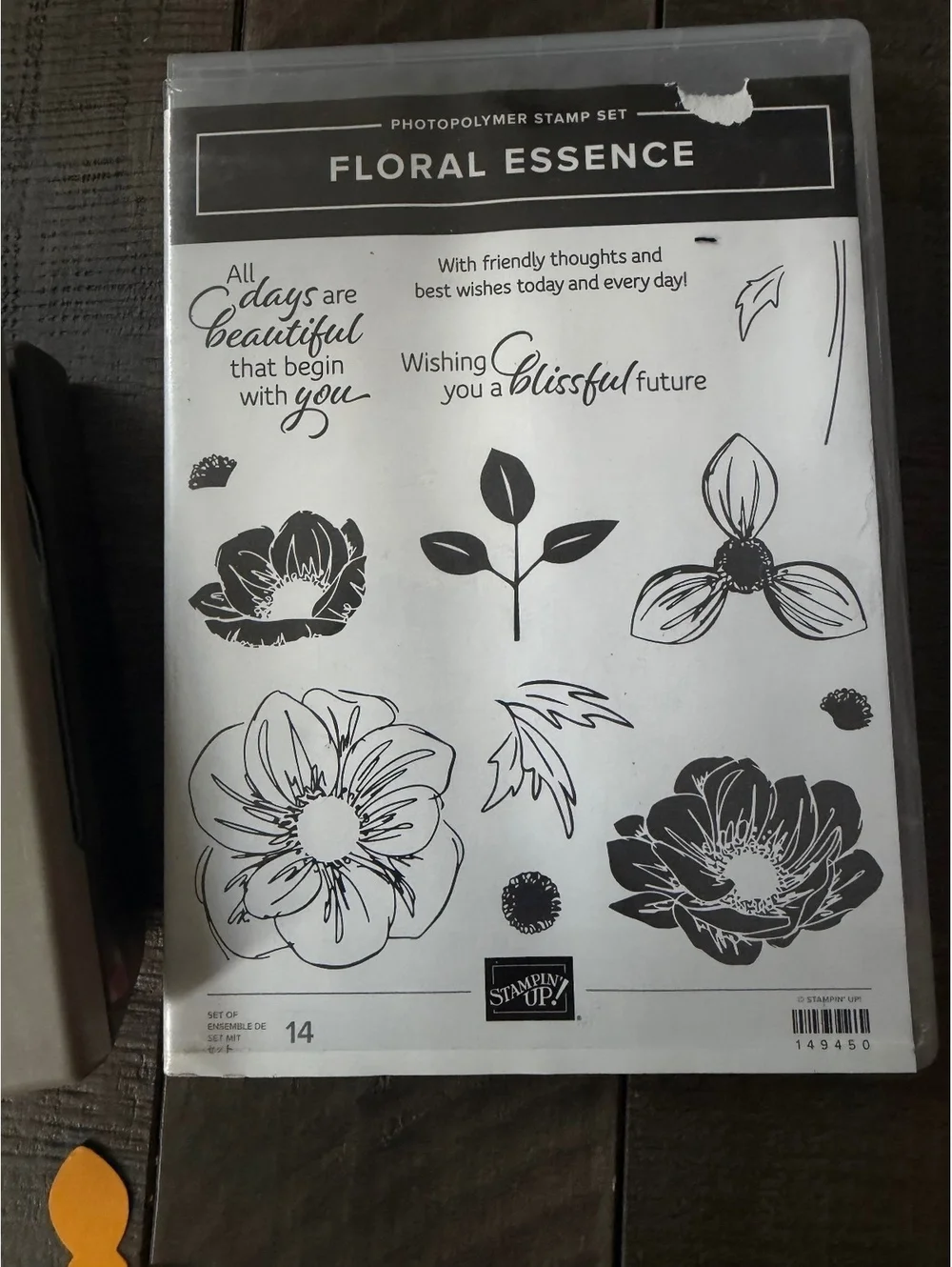 Stampin’ Up Floral Essence stamp set with Perennial Flower shape punch